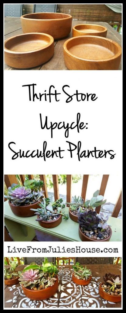 thrift store crafts planters