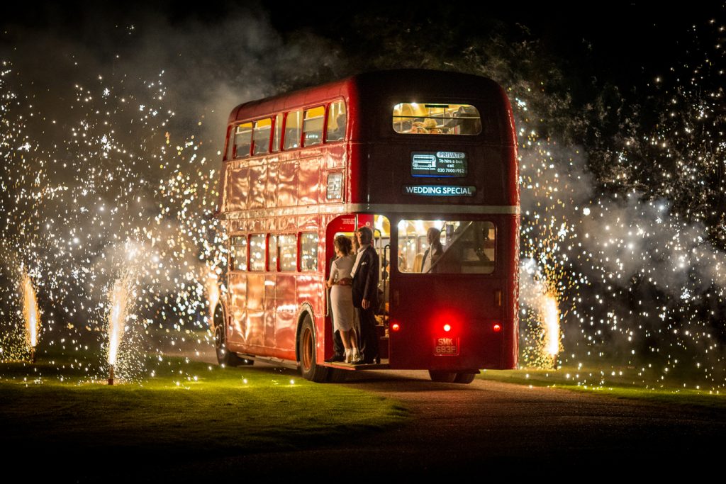 ultimate winter wedding inspiration christmas themed wedding red double decker bus momooze.com online magazine for moms