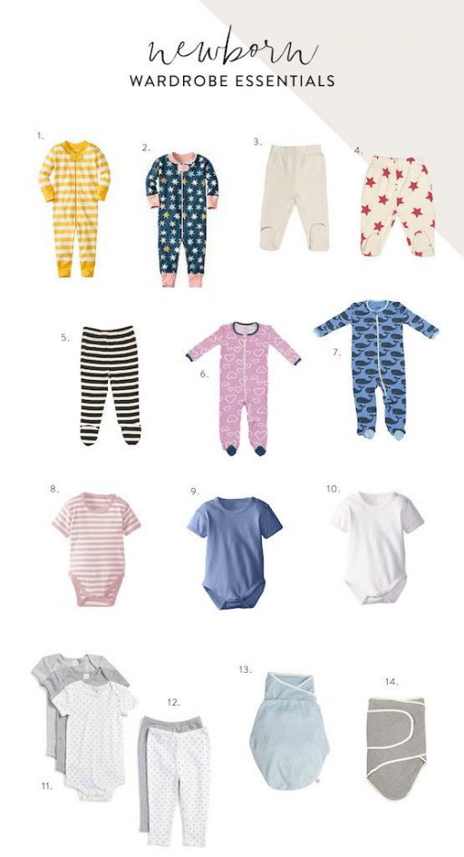 Six Tips for Creating a Capsule Wardrobe for a New Baby