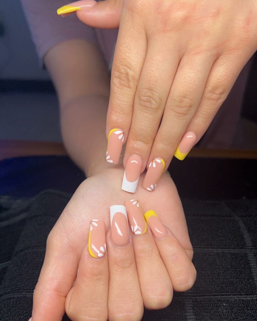 Yellow Gel Nails